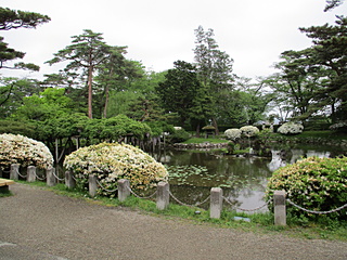 千秋公園の庭園です